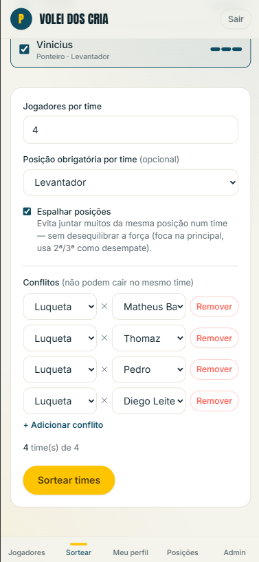 Puxatime no celular